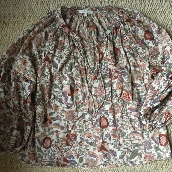 Love The Label Botanical Boho Top - Sz M - Picture 2 of 6